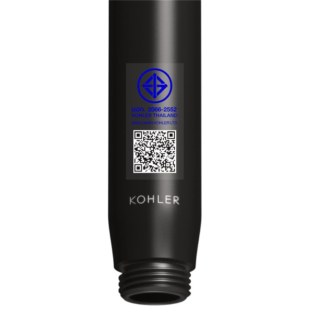 หัวฝักบัวสายอ่อน 3 ระดับ KOHLER K-28694T-BL สีดำ