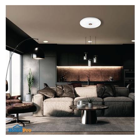 ไฟเพดาน LED LAMPTAN ASTER 19 นิ้ว 50 วัตต์ DAYLIGHT/COOL WHITE/WARM WHITE สีขาว_4