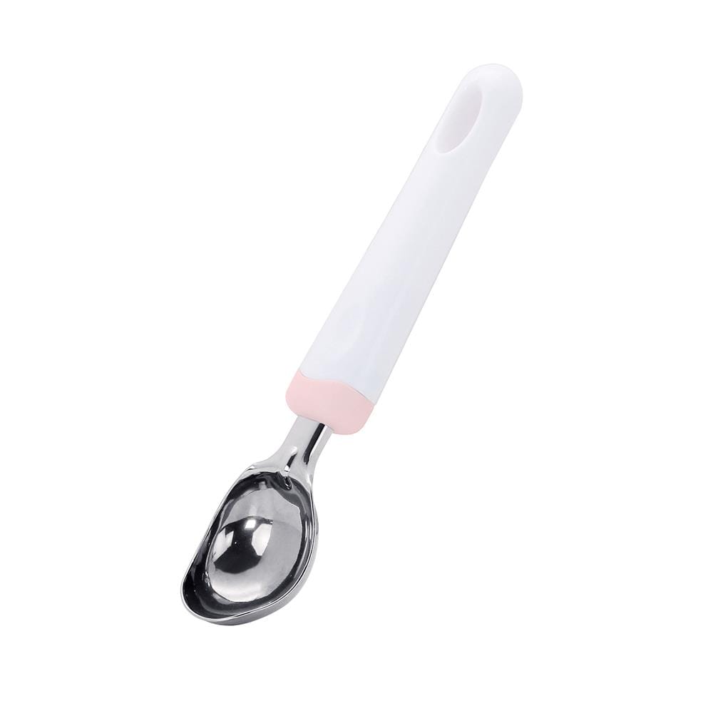 ที่ตักไอศครีมสเตนเลส PENGUIN KSA01 สีชมพูด้ามขาว