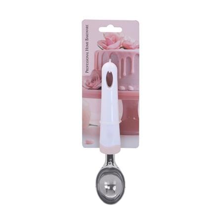 ที่ตักไอศครีมสเตนเลส PENGUIN KSA01 สีชมพูด้ามขาว_2