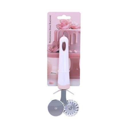 ที่ตัดพิซซ่าสเตนเลส 2 ใบมีด PENGUIN KSA05 สีชมพูขาว_1