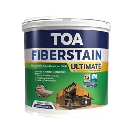 สีย้อมไม้ ชนิดโปร่งแสงด้าน TOA FIBERSTAIN ULTIMATE WM001 สีไม้สักเข้ม 1 แกลลอน_0