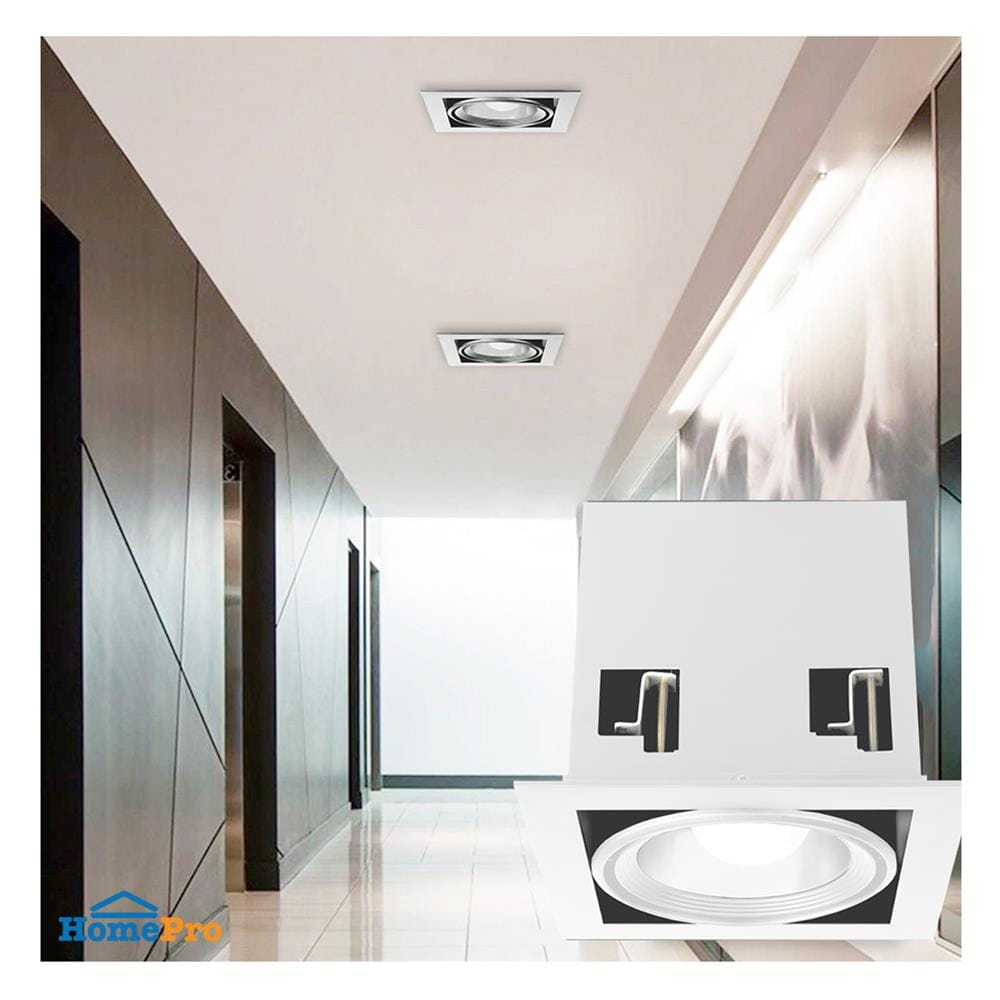 ดาวน์ไลท์ LUMAX 24-05134 5.1 นิ้ว สีขาว เหลี่ยม