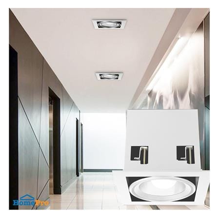 ดาวน์ไลท์ LUMAX 24-05134 5.1 นิ้ว สีขาว เหลี่ยม_3