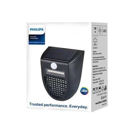 ไฟผนังภายนอก SOLAR PHILIPS BWC025 LED/730 T2 4 วัตต์ WARM WHITE สีดำ_2
