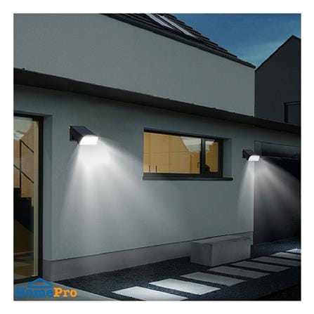 ไฟผนังภายนอก SOLAR PHILIPS BWC025 LED/730 BK 6.6 วัตต์ WARM WHITE สีดำ_3