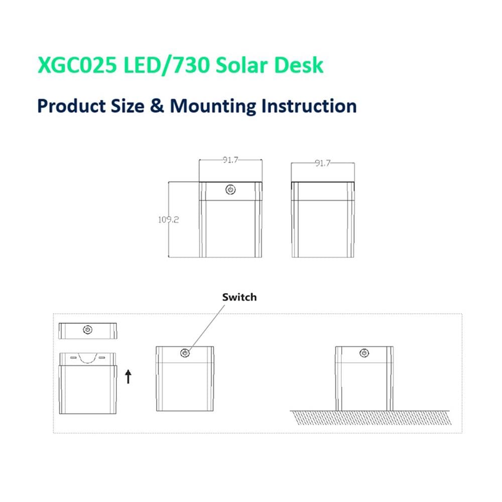 ไฟจัดสวน SOLAR PHILIPS XGC025 LED/730 7 วัตต์ WARM WHITE สีขาว