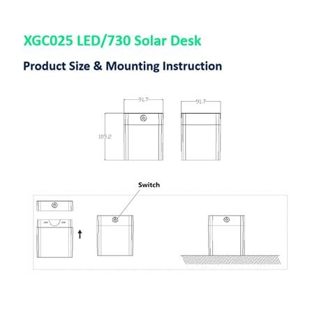 ไฟจัดสวน SOLAR PHILIPS XGC025 LED/730 7 วัตต์ WARM WHITE สีขาว_4