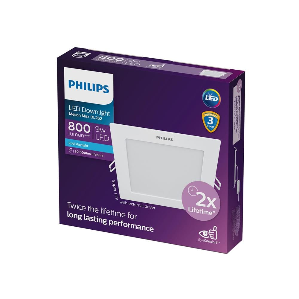 ดาวน์ไลท์ LED PHILIPS DL262 5 นิ้ว 9 วัตต์ DAYLIGHT สีขาว