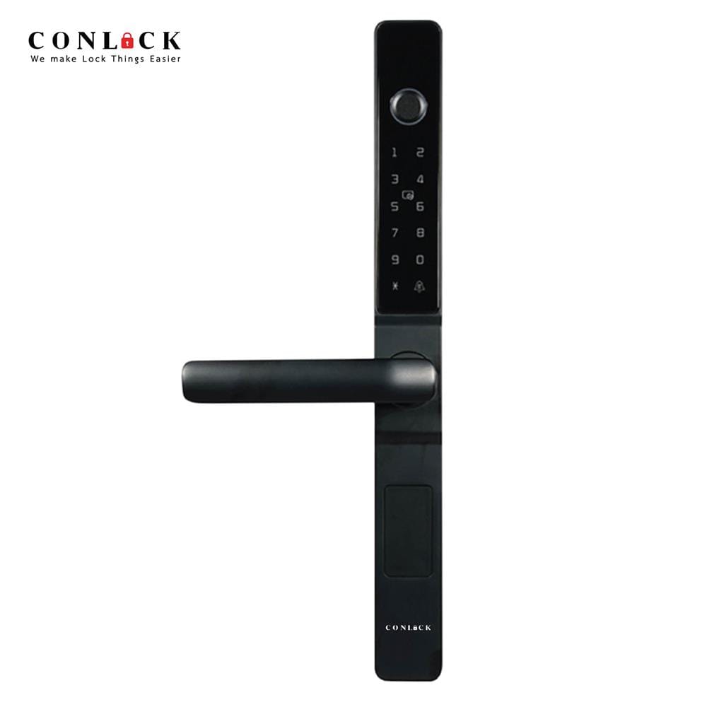 กลอนดิจิตอล CONLOCK CL-165FB สีดำ