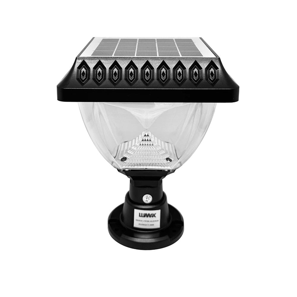 ไฟหัวเสา SOLAR LUMAX 74-00037 15 วัตต์ RGB สีดำ