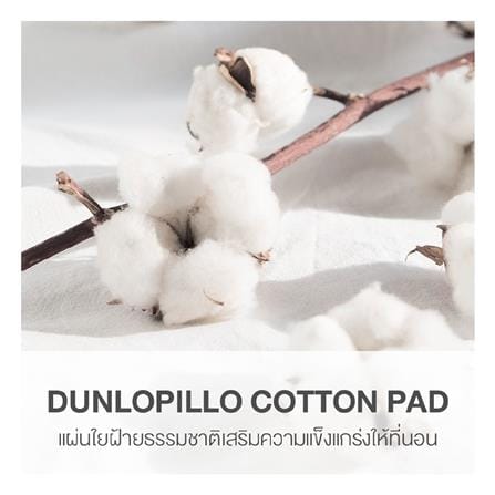 ที่นอนสปริง 3.5 ฟุต DUNLOPILLO รุ่น MANSION พร้อมชุดเครื่องนอน 7 ชิ้น_8