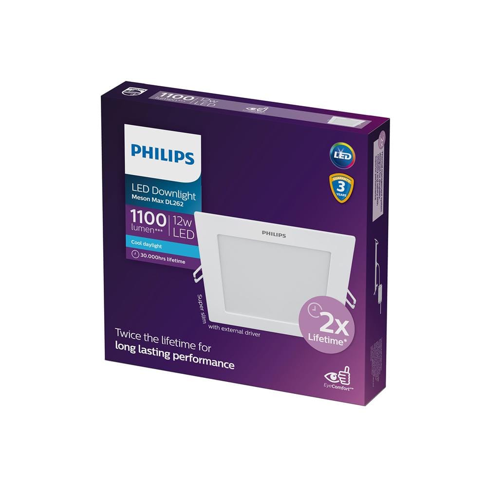 ดาวน์ไลท์ LED PHILIPS DL262 6 นิ้ว 12 วัตต์ DAYLIGHT สีขาว