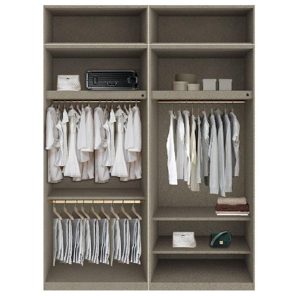 ตู้เสื้อผ้า 4 บานเปิด SB BUILT IN WARDROBE PLUS 59061132 200 ซม. สีไม้อ่อน