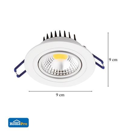 ดาวน์ไลท์ LED CARINI LCG0330R 3 นิ้ว 5 วัตต์ WARM WHITE สีขาว_5