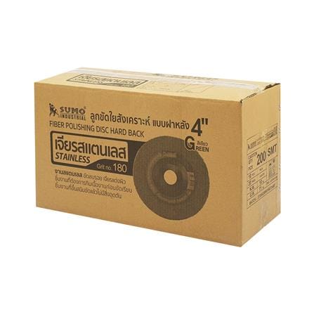 ลูกขัดใยสังเคราะห์ SUMO 4 นิ้ว เบอร์ 180 สีเขียว (ฝาหลัง)_2