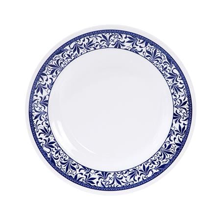 จานเมลามีนตื้น 9 นิ้ว VANDA BLUE GARDEN_2