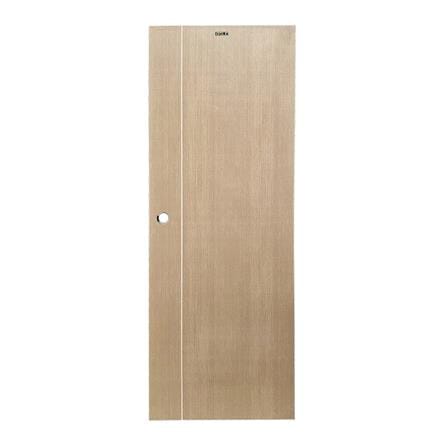 ประตูห้องน้ำ UPVC AZLE WB1 70X200 ซม. สีน้ำตาล เจาะลูกบิด_0