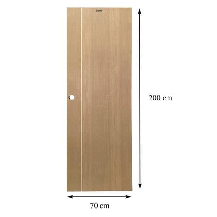 ประตูห้องน้ำ UPVC AZLE WB1 70X200 ซม. สีน้ำตาลเข้ม เจาะลูกบิด_4
