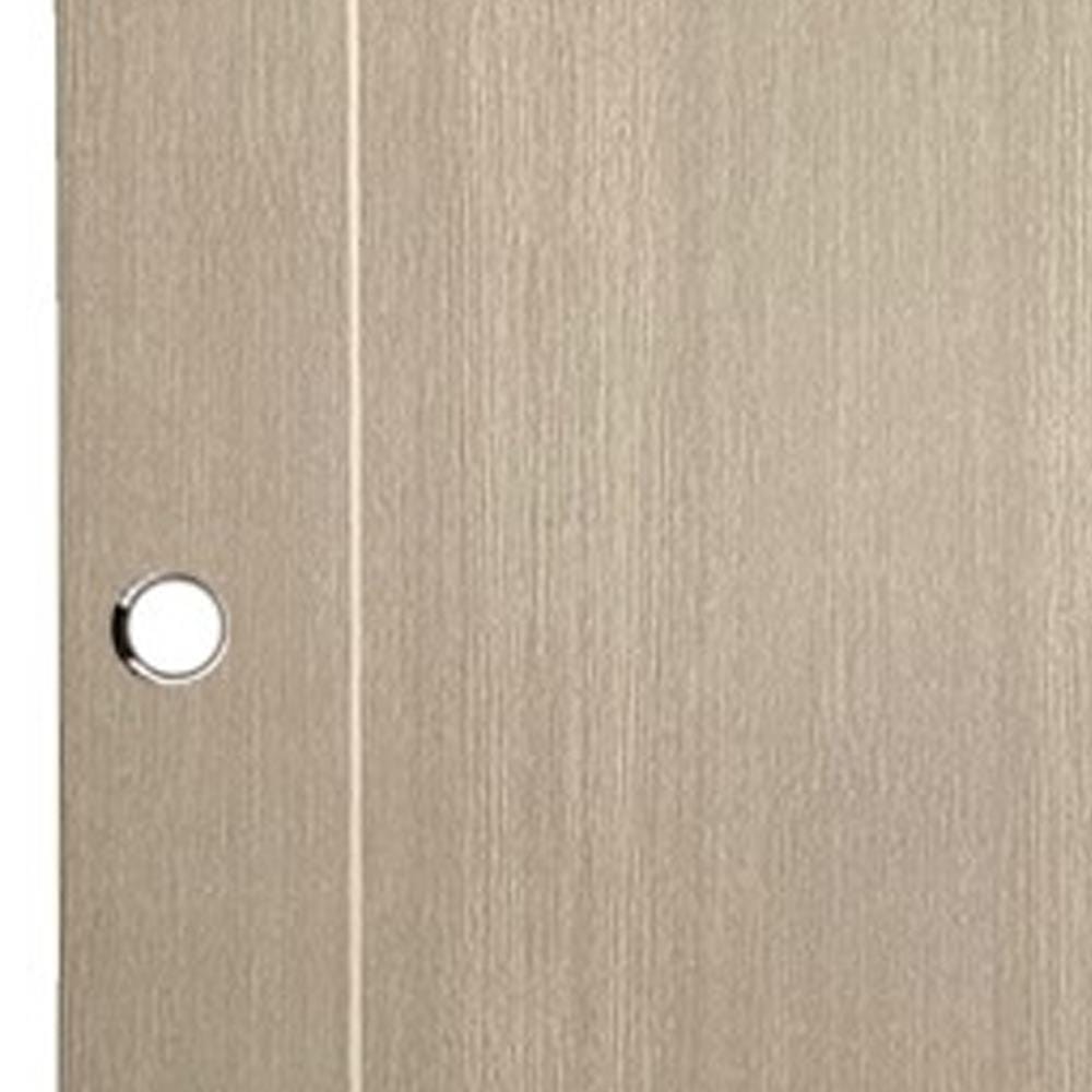 ประตูห้องน้ำ UPVC AZLE WB1 70X200 ซม. สี WHITE/GREY เจาะลูกบิด