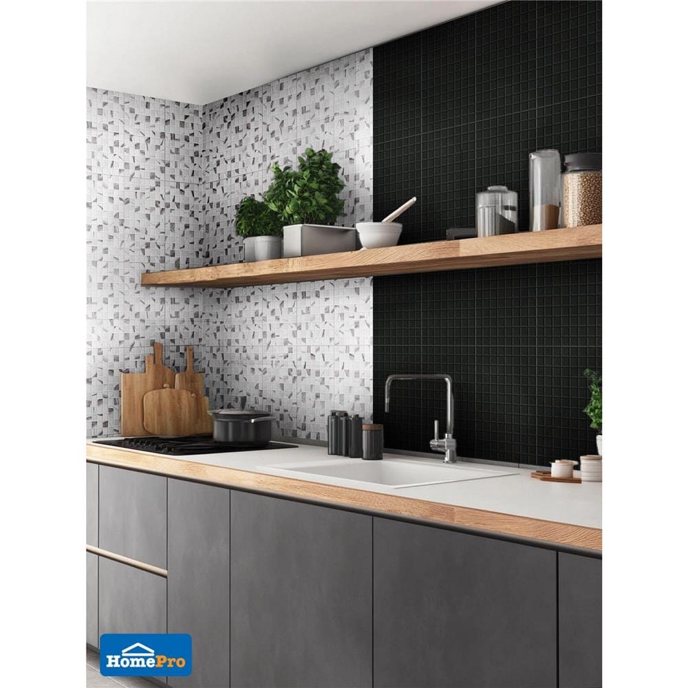 กระเบื้องผนัง 25x40 ซม. COTTO มิลค์ ดำ (HYG) PM 1 ตร.ม.