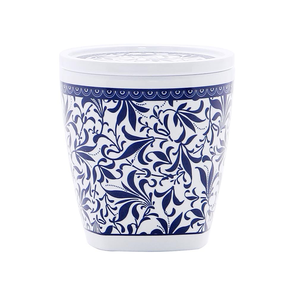 ถ้วยหูพร้อมฝาเมลามีน 400 มล. VANDA BLUE GARDEN