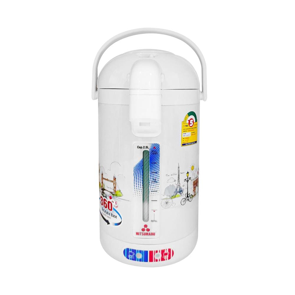 กระติกน้ำร้อน MANUAL MITSUMARU AP-225AS 2.5ลิตร