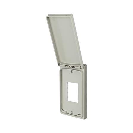 หน้ากากกันน้ำ 2 ช่องกลาง PANASONIC WEG79029K สีครีม_2