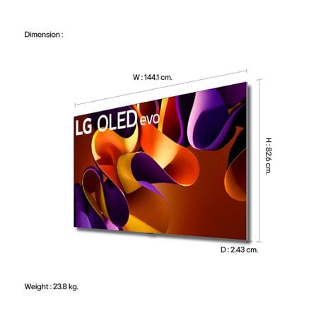ทีวีโอแอลอีดี 65 นิ้ว LG (4K, OLED, SMART TV) OLED65G4PSA.ATM_5