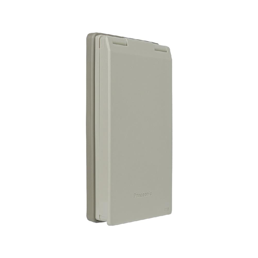 หน้ากากกันน้ำ 1 ช่อง PANASONIC WEG7901K สีครีม