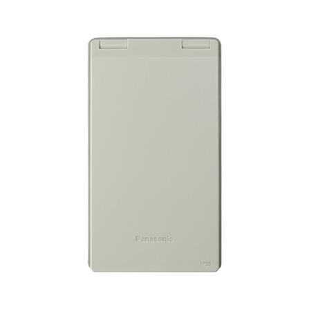 หน้ากากกันน้ำ 1 ช่อง PANASONIC WEG7901K สีครีม_0