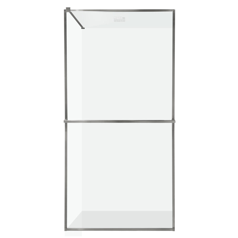 ฉากกั้นอาบน้ำ MOYA PLUS GF100 (GREY) 100x190 ซม.