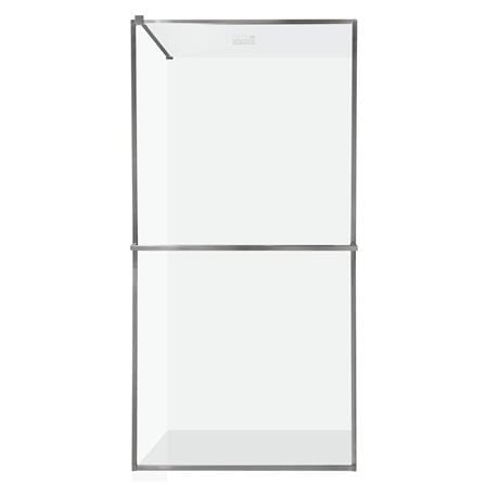 ฉากกั้นอาบน้ำ MOYA PLUS GF100 (GREY) 100x190 ซม._1
