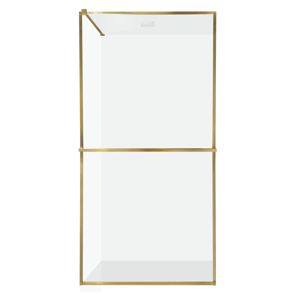 ฉากกั้นอาบน้ำ MOYA PLUS GF100 (GOLD) 100x190 ซม.