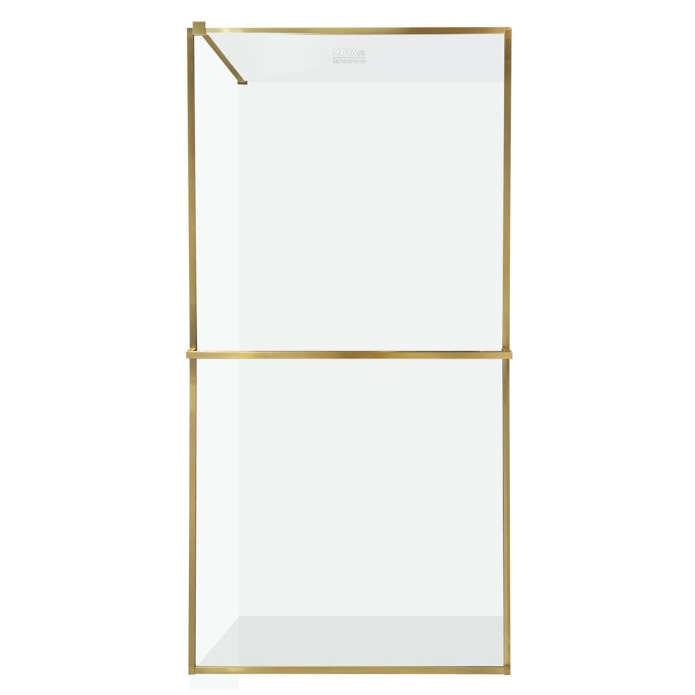 ฉากกั้นอาบน้ำ MOYA PLUS GF100 (GOLD) 100x190 ซม.
