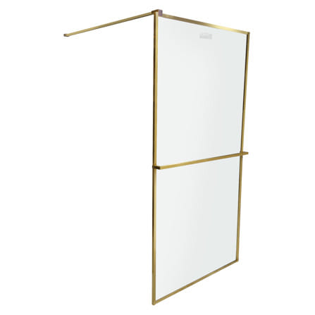 ฉากกั้นอาบน้ำ MOYA PLUS GF100 (GOLD) 100x190 ซม._0