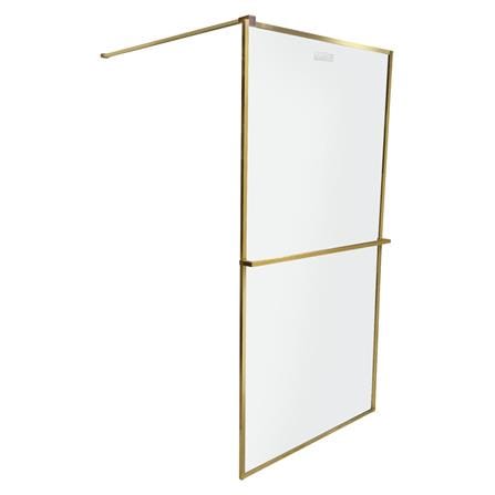 ฉากกั้นอาบน้ำ MOYA PLUS GF100 (GOLD) 100x190 ซม.