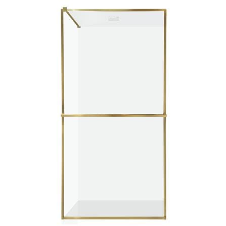 ฉากกั้นอาบน้ำ MOYA PLUS GF100 (GOLD) 100x190 ซม._1