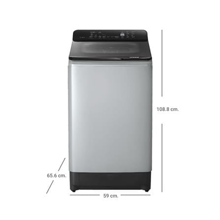 เครื่องซักผ้าฝาบน HITACHI LTL 10MW0T CG 10 กก. สีเทา_4