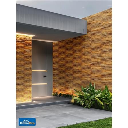 หินทราย 10x30 ซม. หินโคราช จิ๊กซอว์สีเหลืองลายเซาะร่อง_8