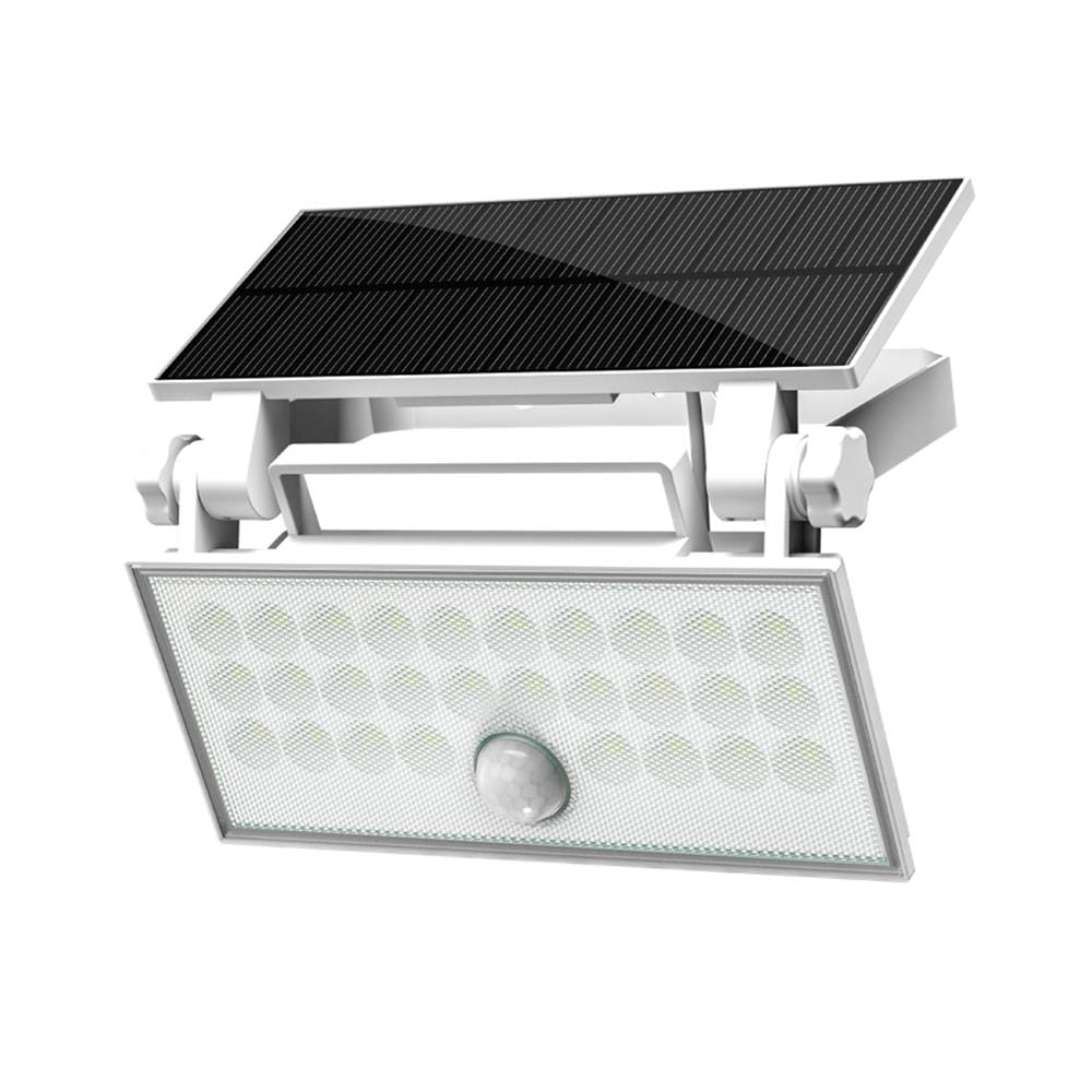 ไฟผนังภายนอก SOLAR BEC WING2-WH 25 วัตต์ DAYLIGHT สีขาว