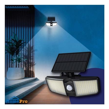 ไฟผนังภายนอก SOLAR BEC SPLIT-2BK 25 วัตต์ DAYLIGHT สีดำ_5