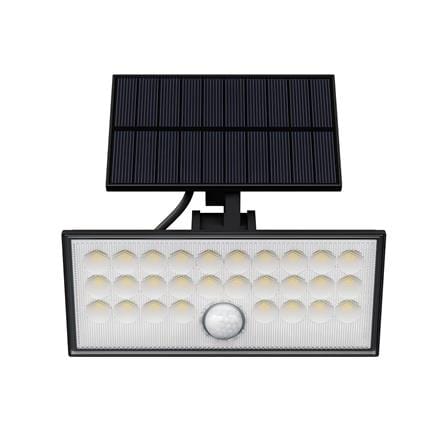 ไฟผนังภายนอก SOLAR BEC SPLIT-1BK 25 วัตต์ DAYLIGHT สีดำ_1