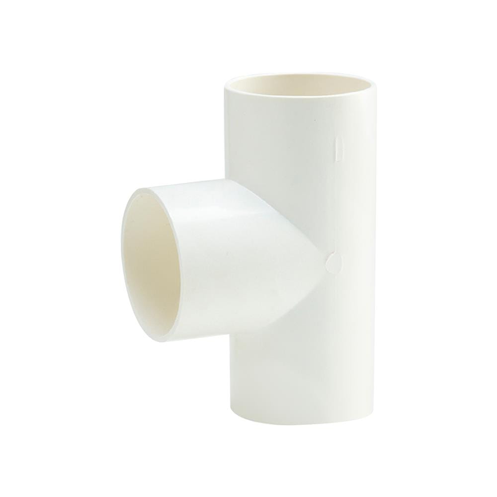 ข้อต่อสามทาง PVC ตราช้างNPI 3/8 นิ้ว มาตรฐาน JIS สีขาว