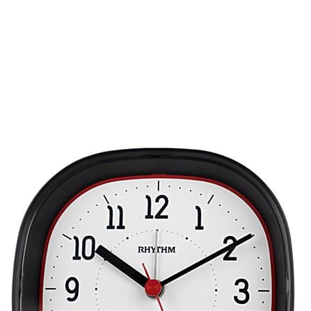 นาฬิกาปลุก RHYTHM 8RE674WR02 4X4 นิ้ว สีดำ_3