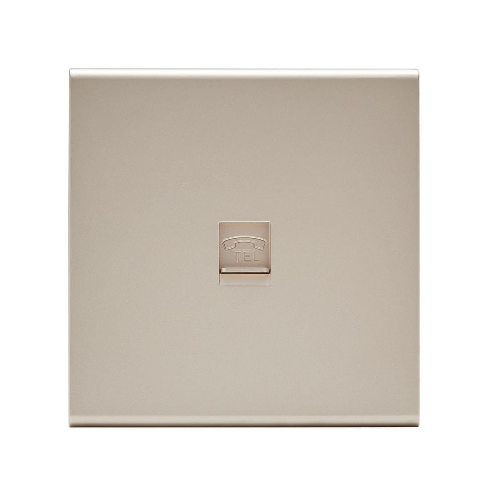 เต้ารับโทรศัพท์ SAHN 6P/4C D17-G สีทอง_1