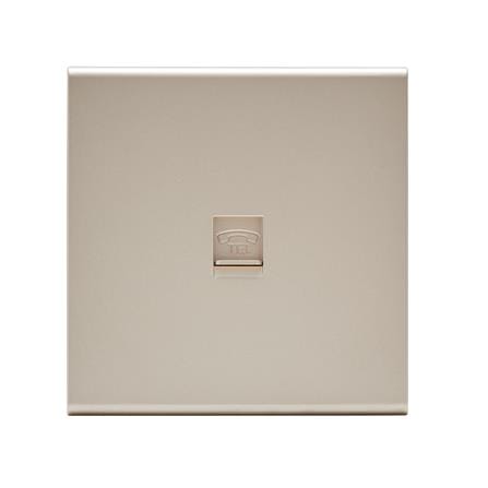 เต้ารับโทรศัพท์ SAHN 6P/4C D17-G สีทอง_0