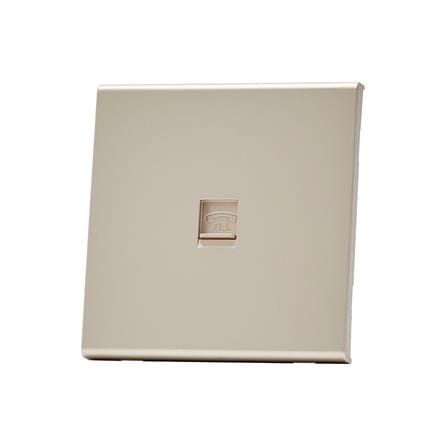 เต้ารับโทรศัพท์ SAHN 6P/4C D17-G สีทอง_2