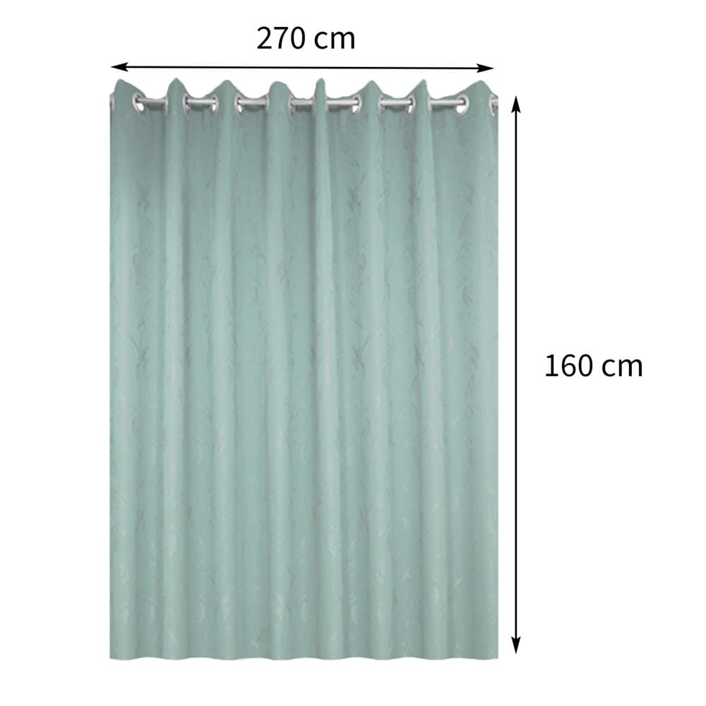 ผ้าม่าน EYELET BENETTA HAMBLE UV 270X160 ซม. สีเขียว