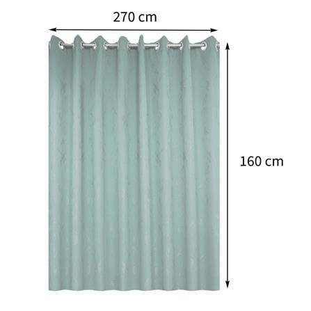 ผ้าม่าน EYELET BENETTA HAMBLE UV 270X160 ซม. สีเขียว_7